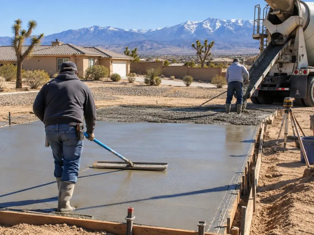Concrete Slabs in Hesperia, CA
